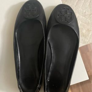 Black Tory Burch Minnie Flats